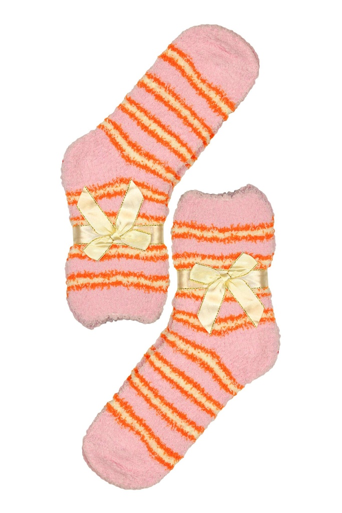 Vánoční chlupaté ponožky dámské DW9505-2bal