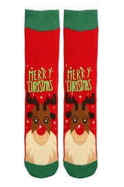 Virgina vánoční termo ponožky dámské sob Rudolf