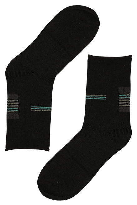 Pánské zdravotní ponožky bez lemu MZ014 - 3 páry