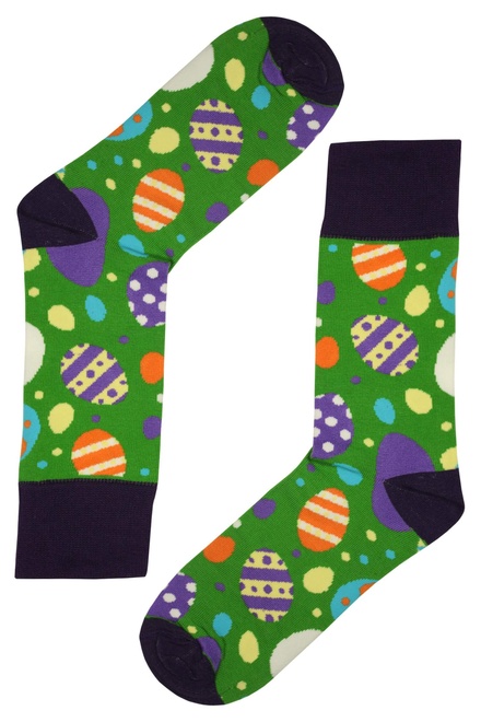 Velikonoční - happy socks - ponožky Avangard fialová velikost: 38-41