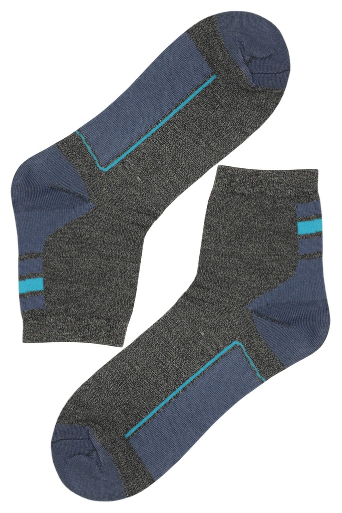 Polovysoké bavlněné pánské ponožky ZH6601 - 3 páry