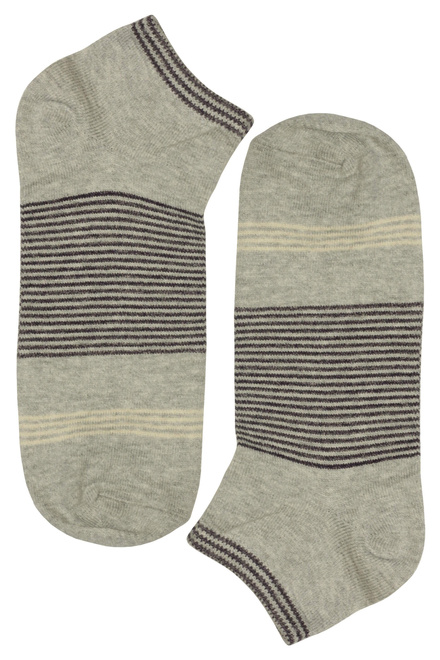 Levné kotníčkové bavlna ponožky F-100 - 3 páry