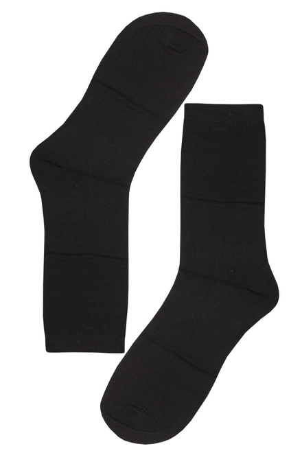 Bavlněné pánské ponožky levně B-5056 - 5 párů černá velikost: 39-42