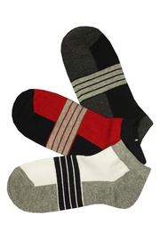 Pánské kotníčkové ponožky bambus BB-18607 - 3 páry
