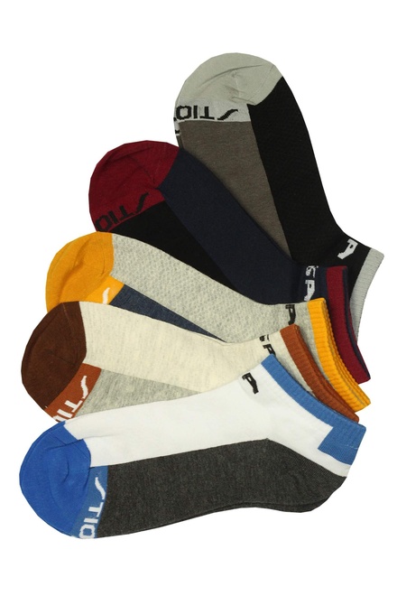 USA nízké ponožky pánské bavlněné CM148 - 3 bal vícebarevná velikost: 40-43