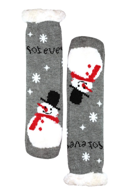 Snowman vánoční teplé ponožky dámské WW048