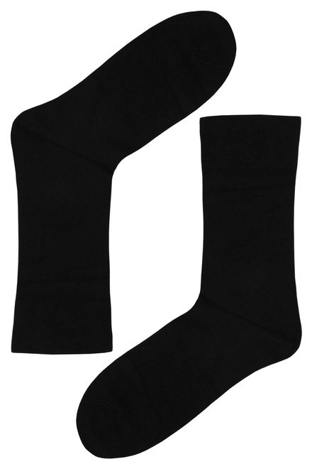 Pesail zdravotní černé vysoké ponožky XJM20C 3bal.