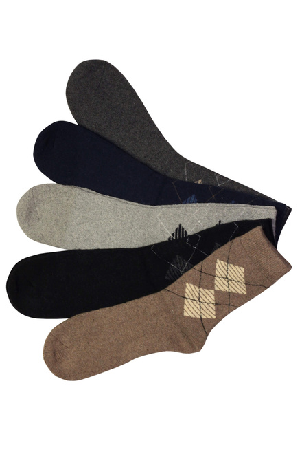 Pesail termo vlněné ponožky vysoké zimní DM101 3 bal. vícebarevná velikost: 43-47