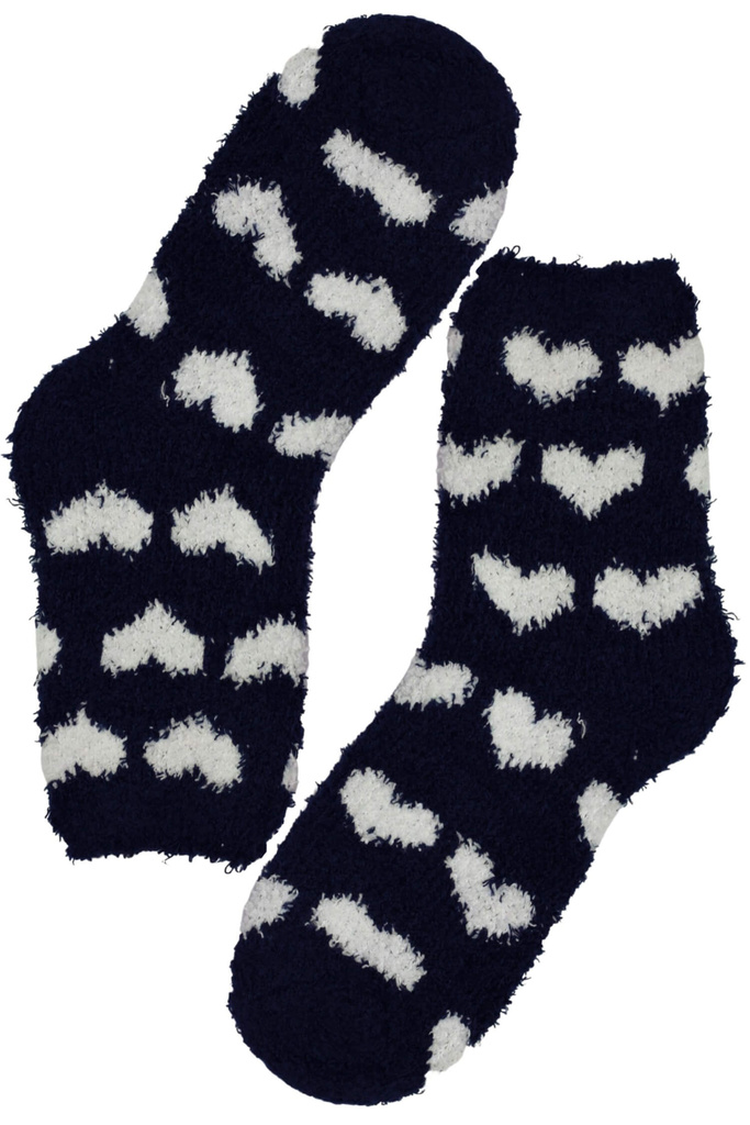 Emi Ross dámské žinylkové ponožky srdíčko