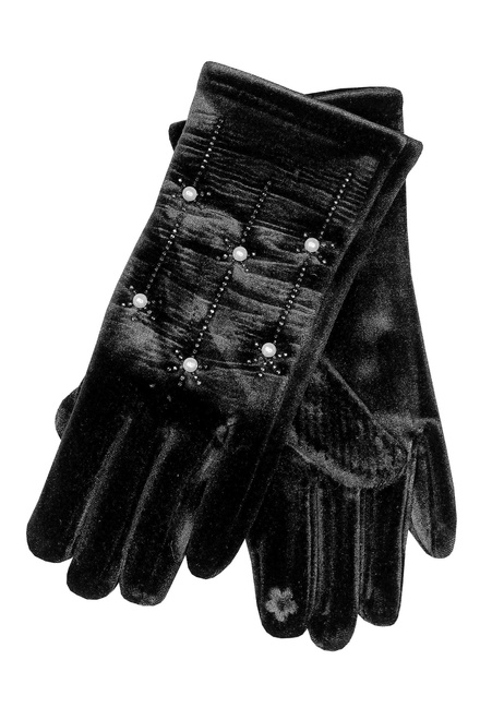 Sofia Nera dámské rukavice na podzim černá velikost: L