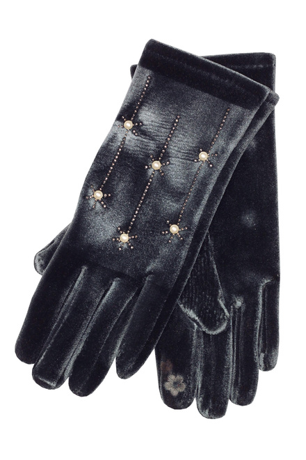 Sofia Grigia dámské rukavice na podzim tmavě šedá velikost: L