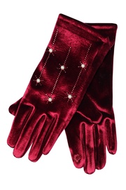 Sofia Borgogna dámské rukavice na podzim