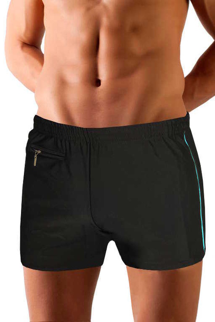Pánské boxer plavky s kapsičkou černá velikost: 3XL