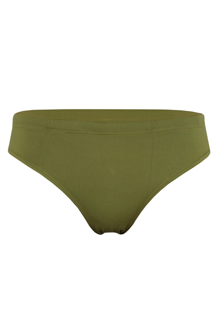 Raynas jednobarevné pánské slipové plavky tmavě zelená velikost: XL