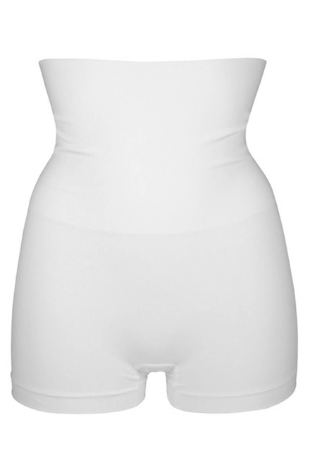 Noemi vysoké stahující kalhotky s nohavičkou - II.jakost bílá velikost: L