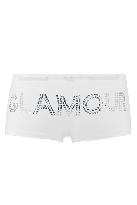 Glamour B kalhotky s nohavičkou 33847-4bal bílá velikost: M