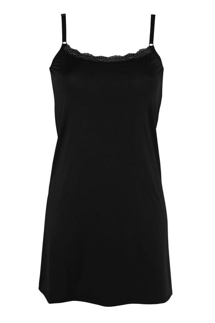 Tonička spodnička pod šaty s krajkou C5632 černá velikost: L