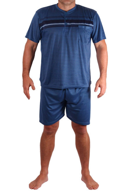 Jiří pánské pyžamo krátké 1780 modrá velikost: XL