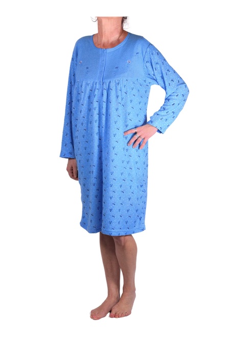 Eliška dámská froté noční košile 1990 světle modrá velikost: XL