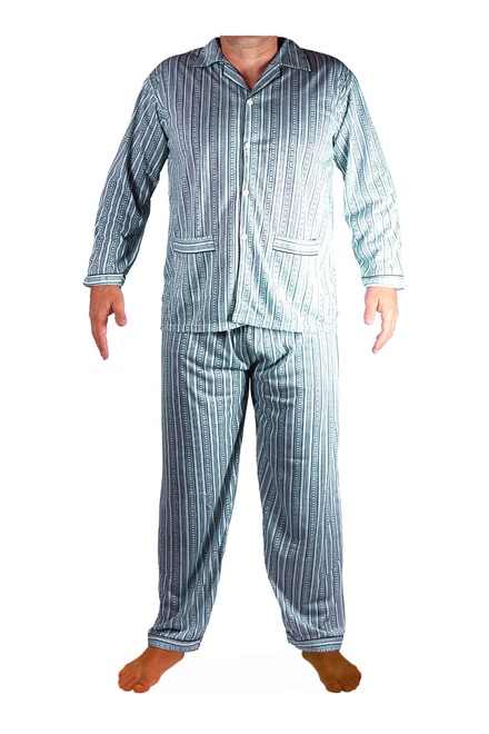 Prokop pánské pyžamo na knoflíky khaki velikost: L