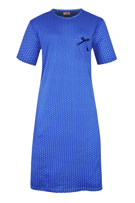 Monika dámská noční košile s puntíky 6533 fialová velikost: XL