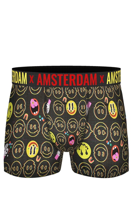 Emoji bavlněné boxerky AMS-009 vícebarevná velikost: XL