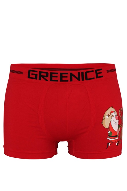 Papa Noel vánoční boxerky 4712 červená velikost: XL