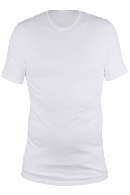 Pánské tričko s krátkým rukávem M040W bílá velikost: L