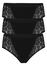 Kira kalhotky bavlna s krajkou P30137 3 kusy černá XXL