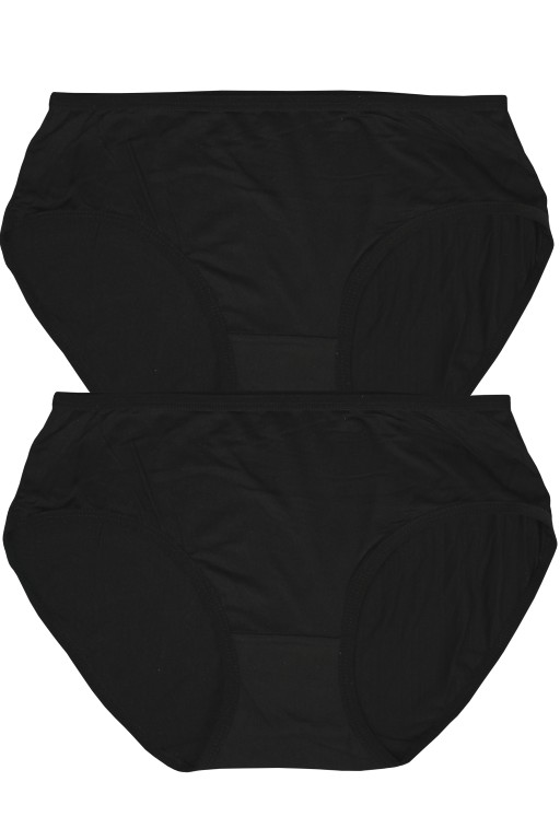 Hana - velké pohodlné kalhotky RM-1711 - 2bal 4XL černá
