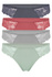 Leora vykrojené brazilky s krajkou 6172 4 bal. vícebarevná L