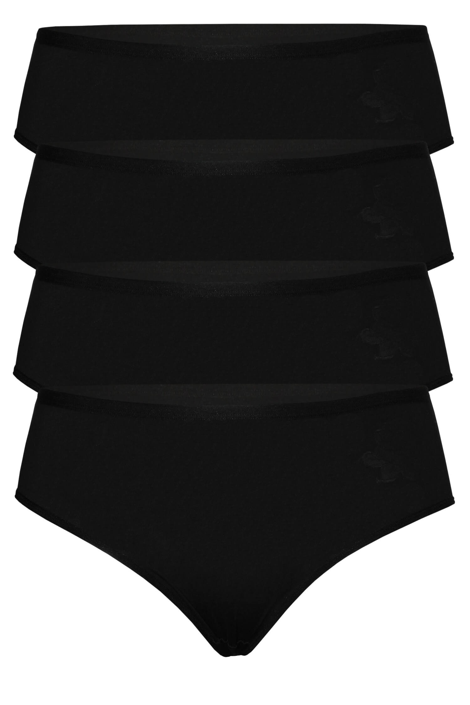 Malia dark dámské maxi kalhotky CZ4120P 4 kusy 3XL černá