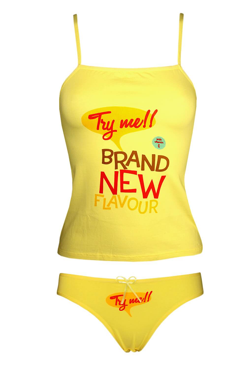 Brand - try me košilka a kalhotky L žlutá