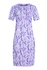 Roelie květovaná dámská noční košile 6957 fialová M