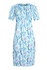 Roelie květovaná dámská noční košile 6957 modrá XL