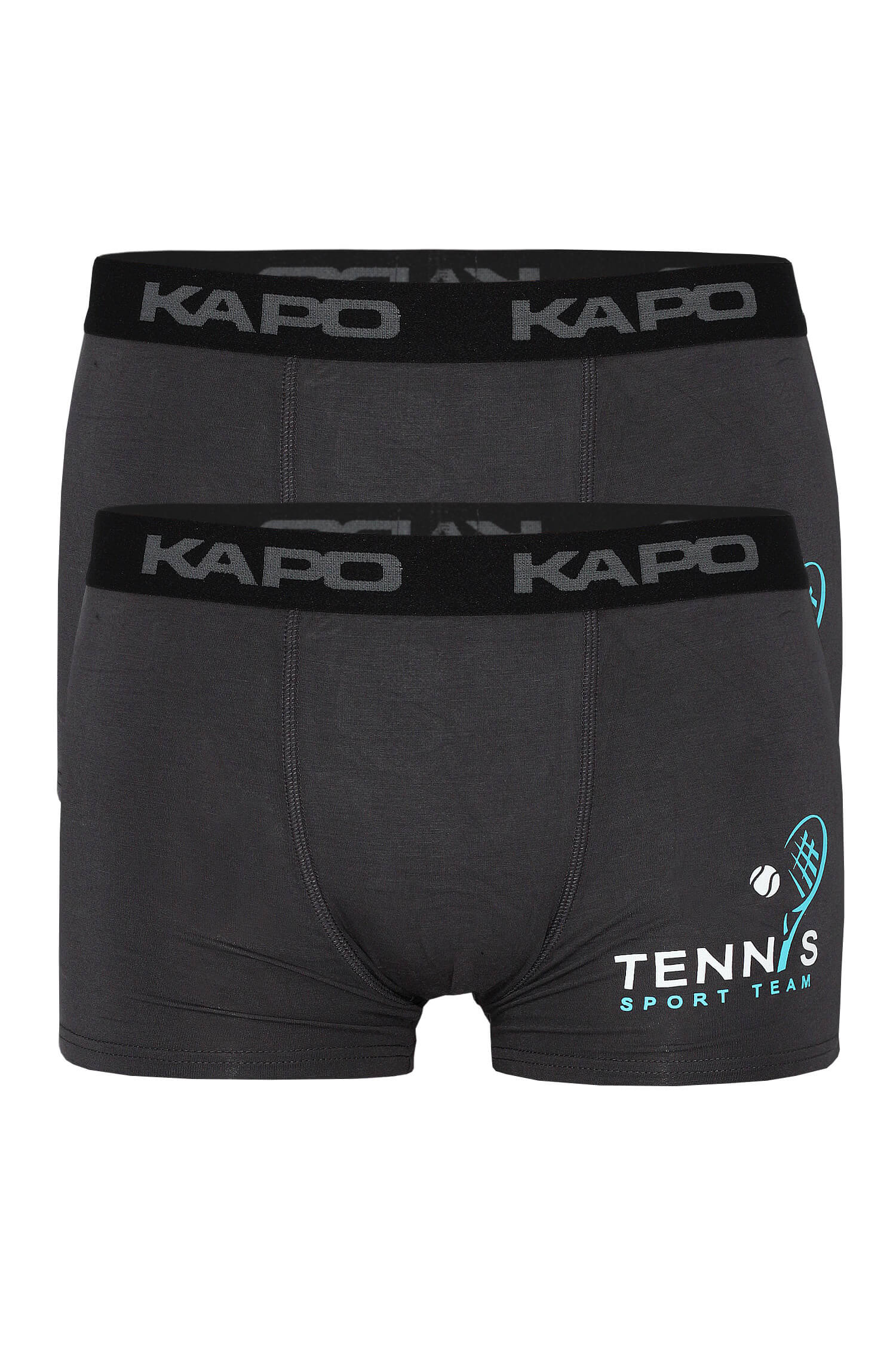 Rafael Kapo tenis boxerky - dvojbal M tmavě šedá