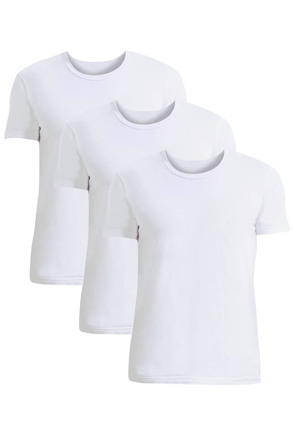 Tezen kvalitní pánské triko do 'U' FTU01 - trojbal L bílá