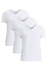 Tezen kvalitní pánské triko do 'V' FTV01 - trojbal bílá 3XL
