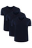 Tezen kvalitní pánské triko do 'V' FTV01 - trojbal tmavě modrá XL