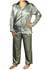 Guante Satin pánské pyžamo kostičky K150814 šedá XL