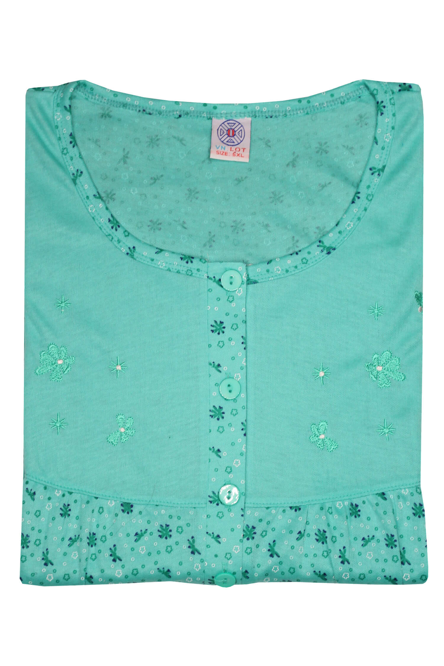 Maruška termo dámská noční košile hřejivá 1425 zelená XL