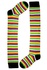 Stripes Knee Socks barevné pruhované podkolenky vícebarevná 35-38