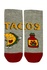 Virgina Tacos veselé kotníčkové ponožky 68050 šedá 36-40