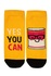 Virgina Yes you can veselé kotníčkové ponožky 68050 žlutá 36-40