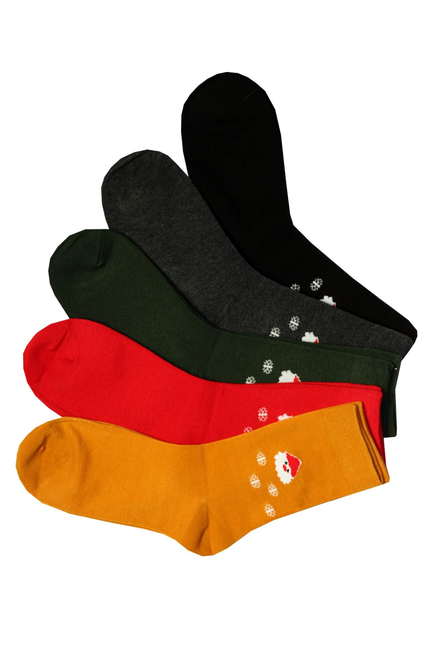 Vánoční dámské ponožky s Ježíškem ECC-M2902 3 páry 35-39 vícebarevná