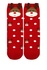 Vánoční veselé ponožky dámské Sob červená 35-38