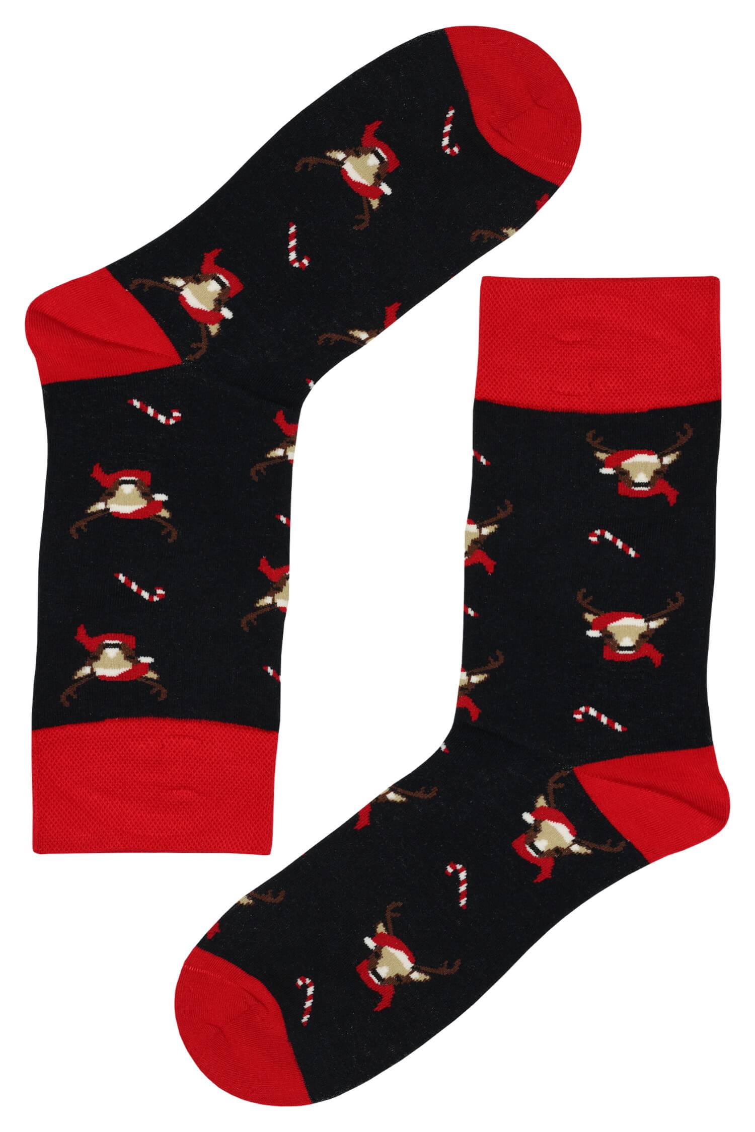 Pánské vánoční ponožky Sob Elegán 39-42 černá