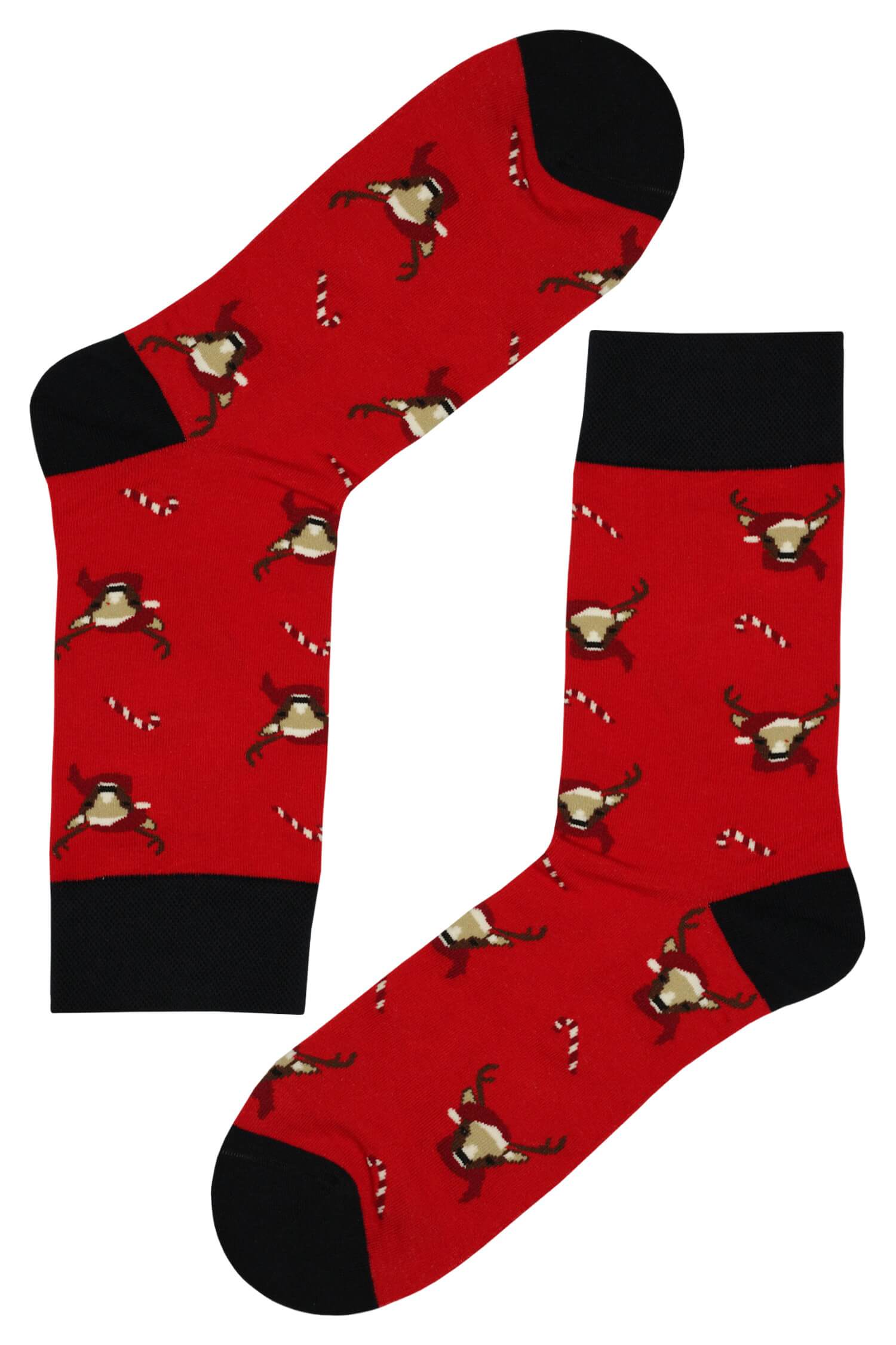 Pánské vánoční ponožky Sob Elegán 43-46 červená