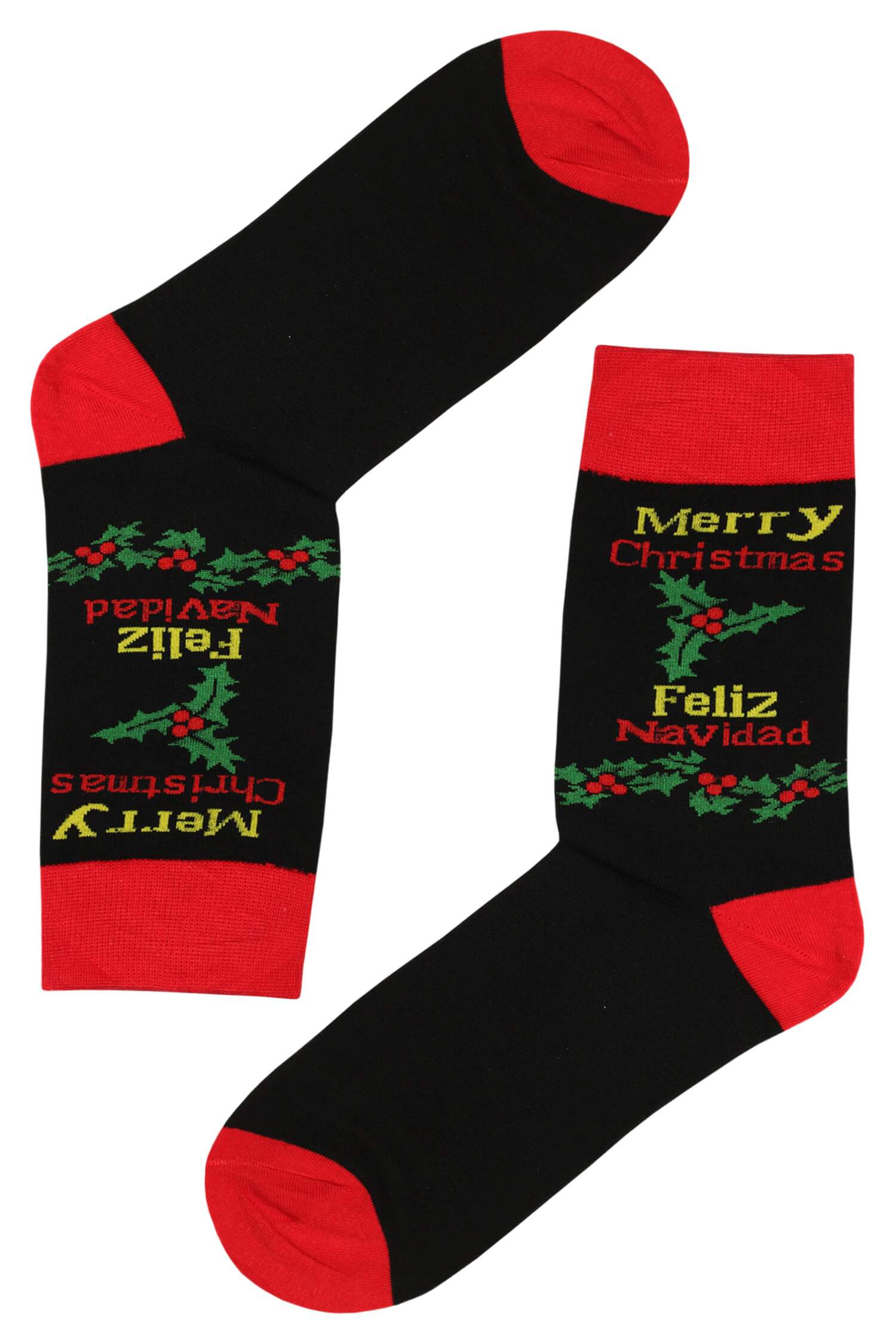 Feliz Viaje pánské vánoční ponožky 43-46 černá