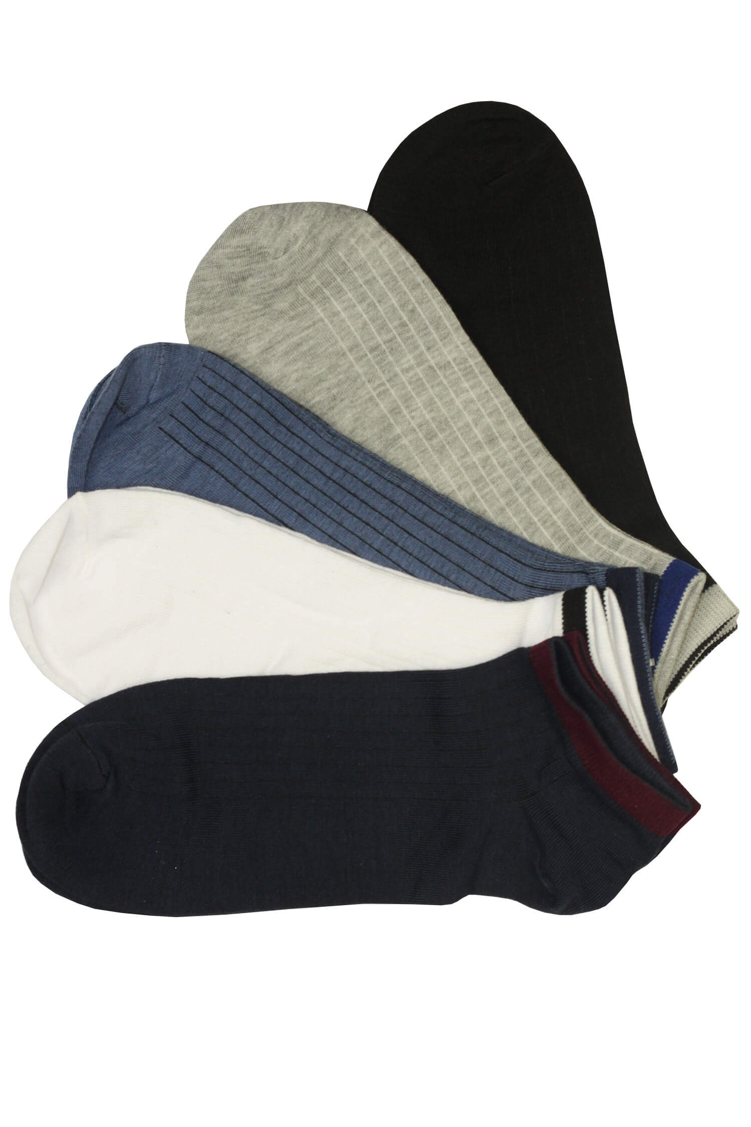 Pánské kotníčkové ponožky TM015 - 3 páry 40-43 vícebarevná